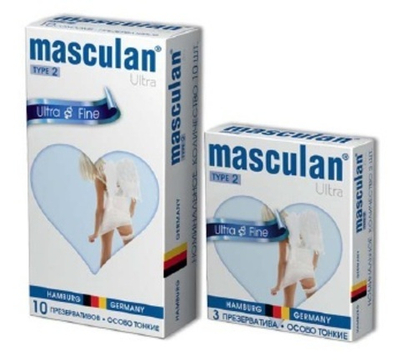 Презервативы Masculan Ultra 2 особо тонкие Ultra Fine 10 шт