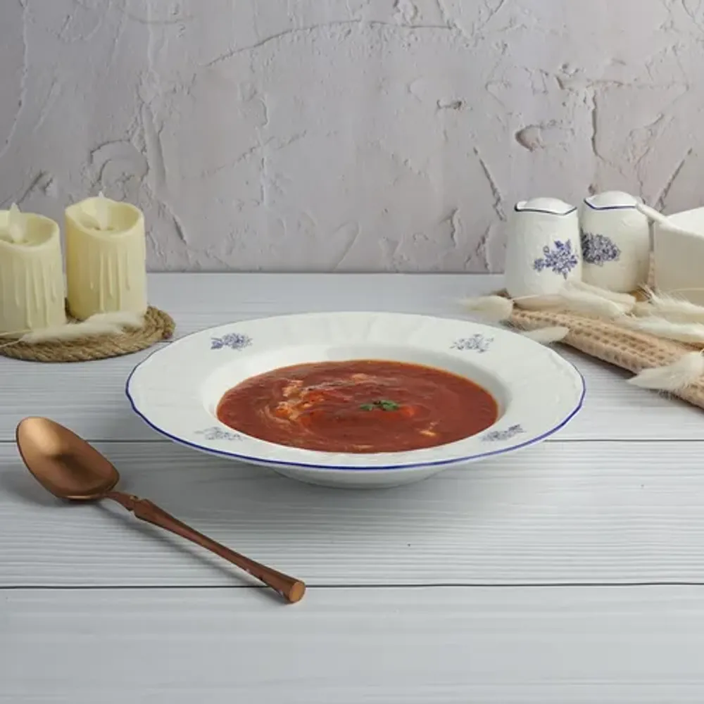 Тарелка глубокая 500 мл d 23,5 см h3,9 см для пасты, супа Sea Flower P.L. Proff Cuisine [6]