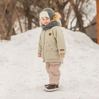 Шапка-ушанка зимняя на меховом подкладе "Графит меланж"