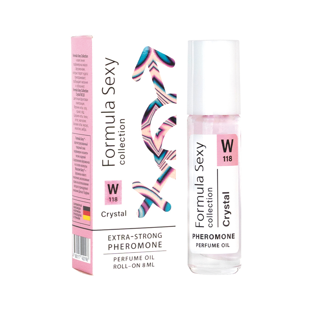 Парфюмерное масло с феромонами Formula Sexy Collection Crystal W118 (Формула Секси Коллекшн Кристал W118) – 8ml for women
