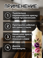 Комбо красок для свечей и гипса (фиолетовая+розовая) 2х18мл