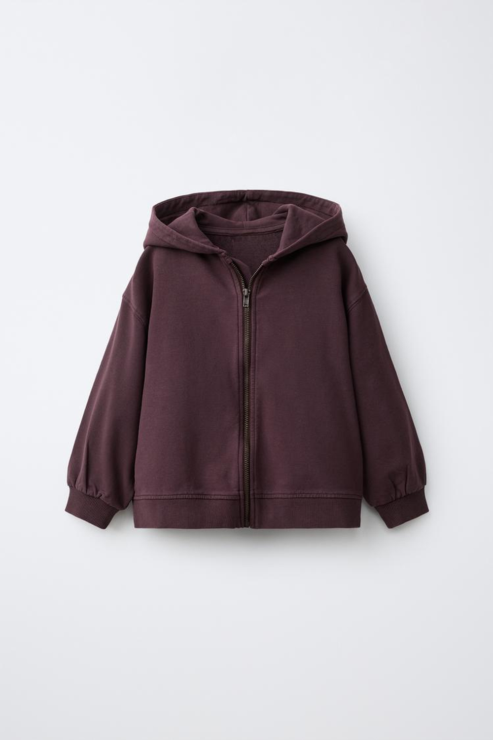 ZARA ХУДИ С МОЛНИЕЙ, ГРАНАТОВЫЙ