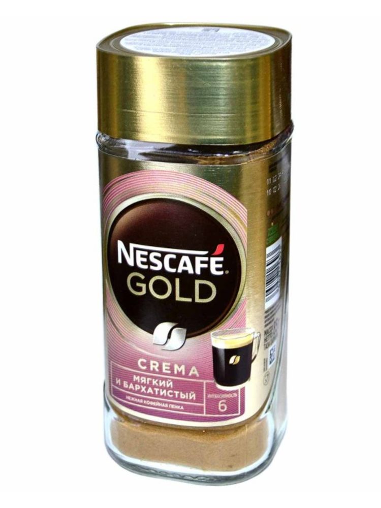 Кофе растворимый Nescafe Gold Крема 170 г