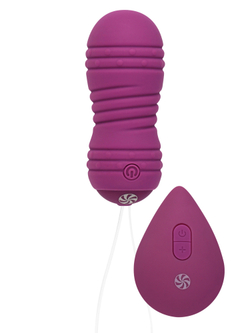 Виброшарики с циркуляцией на пульте управления Take it Easy Ray Purple 9021-11lola