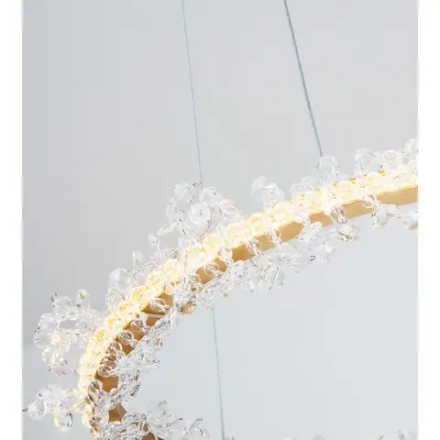 08243,36A Подвес Лаура латунь d60 h150 Led 36W (3000K). ТМ Kink Light
