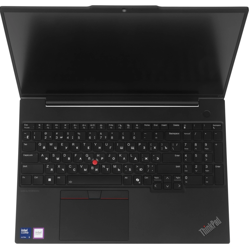 Ноутбук Lenovo ThinkPad E16 G2 Core Ultra 5 125U 32Gb SSD512Gb Intel Graphics 16" IPS WUXGA (1920x1200) без ОС black WiFi BT Cam (21MAS04600_32G)