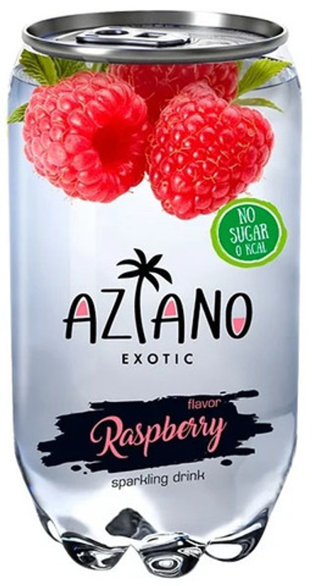 Газированный Напиток Aziano Raspberry "Малина" 0.35 - пэт