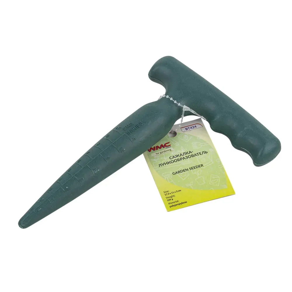 Сажалка-лункообразователь пластиковый с разметкой WMC TOOLS WMC-BT424