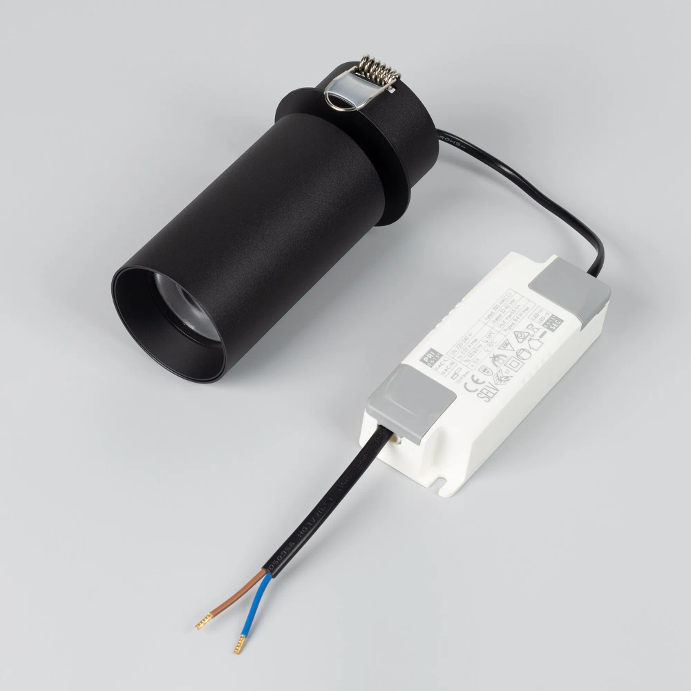 Светильник SP-GABI-BUILT-FLAP-R50-9W Warm3000 (BK, 36 deg, 230V) (Arlight, IP40 Металл, 5 лет) 049931