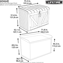 Ящик пластиковый LifeTime Horizontal Storage