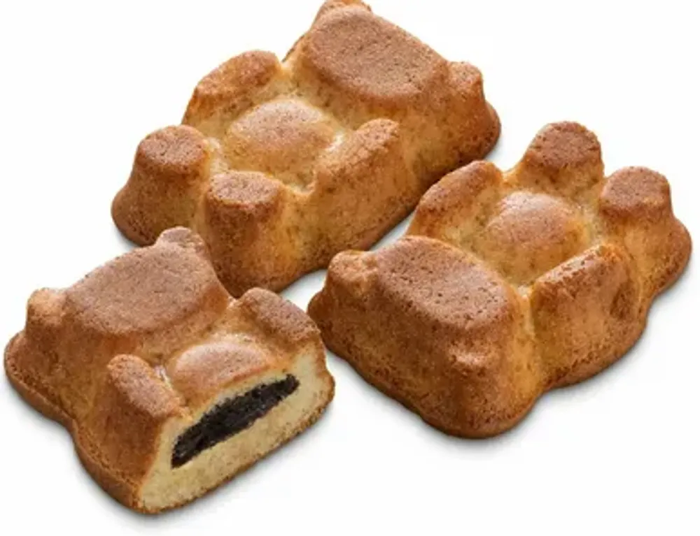 Выпечка Мишка с шоколадной начинкой 2кг