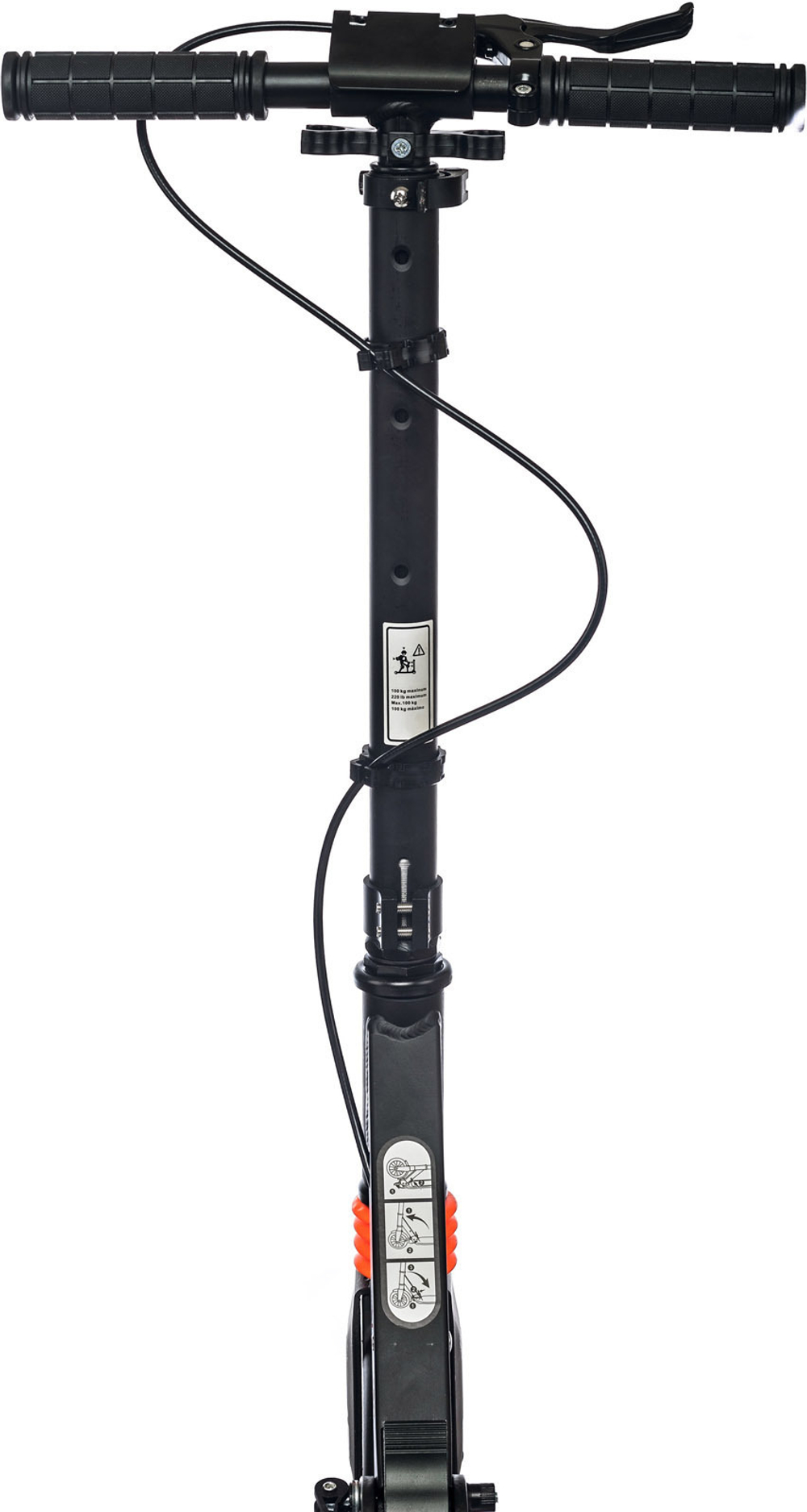 Самокат Urban Scooter Original tm Disc Black, (2024), с дисковым тормозом, складной, городской, двухколесный.