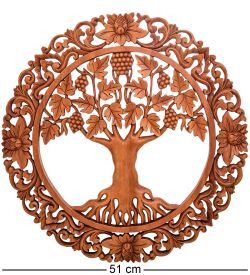 Decor and Gift 17-101 Панно резное «Дерево жизни» (суар, о.Бали)