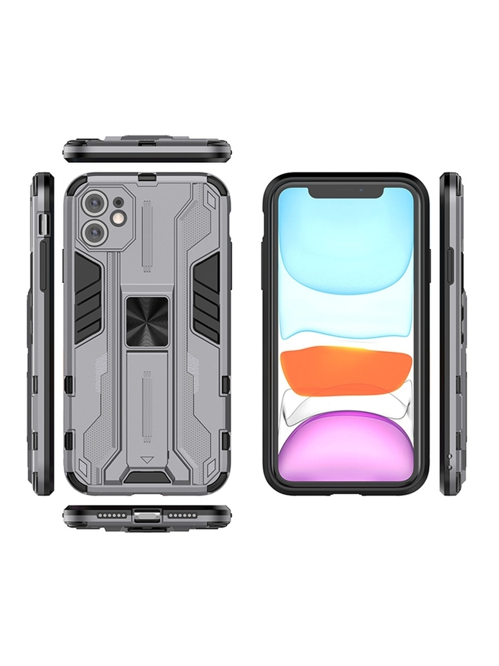 Противоударный чехол с подставкой Transformer для iPhone 11