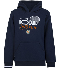 Детская теннисная толстовка Roland Garros Kids 2026 Graphic - navy
