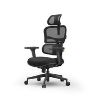 Эргономичное компьютерное кресло FoxGear NETZ модель XO - office edition (FG-NETZ-XO-BK)