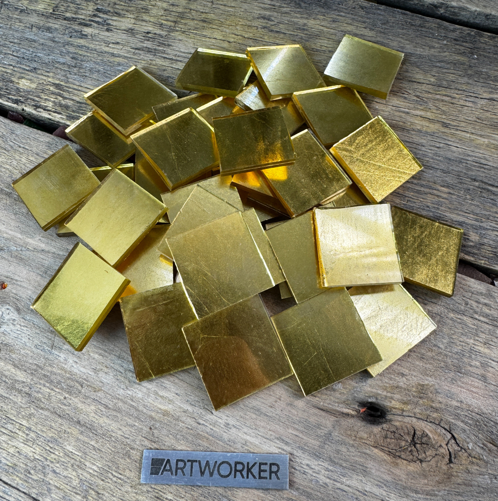 золотая смальта артикул 30х30 мм | ArtWorker