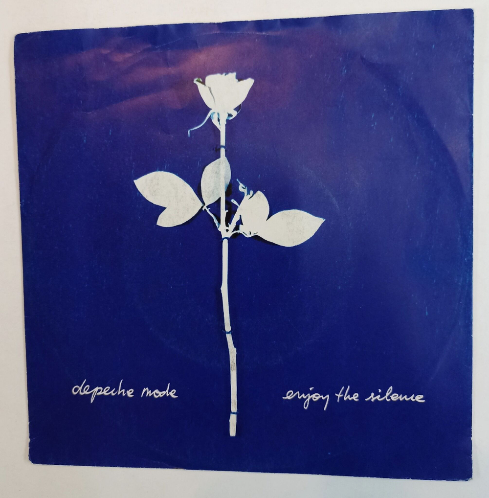 Винтажная виниловая пластинка LP Depeche Mode Enjoy The Silence 7 дюймов 45 оборотов  (Germany 1990)