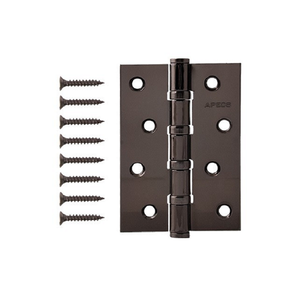 Петля дверная APECS 100x70-B4 Steel BN черный глянец (1 шт)