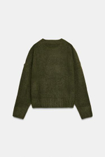 Мягкий трикотажный свитер - ZARA