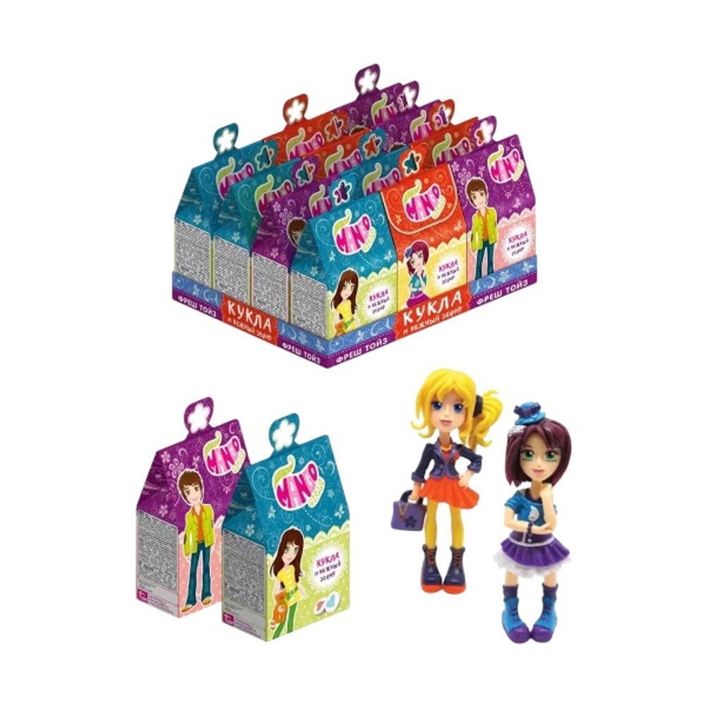 Зефир с игрушкой "Mango Girls" 1*12 (М-3)