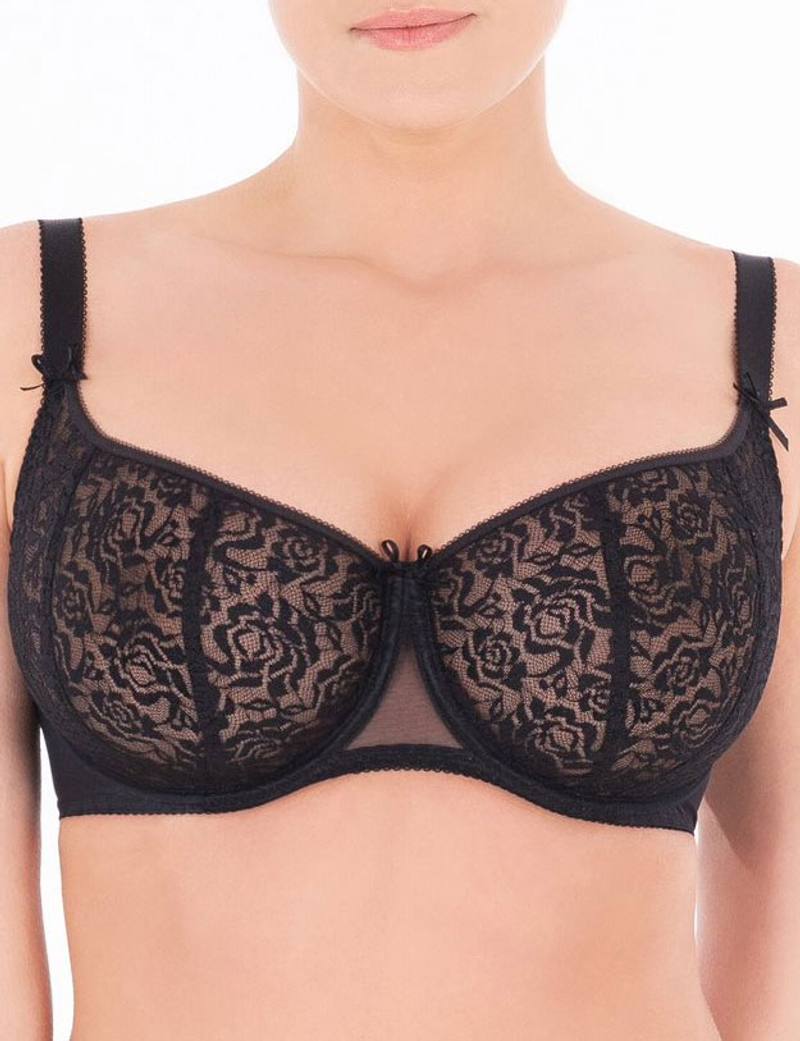Бюстгальтер балконет мягкий Honey H40-21-L черный