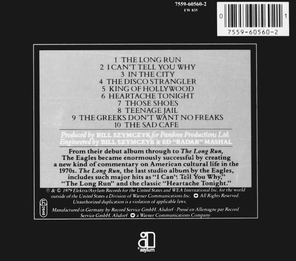 Eagles / The Long Run (CD)