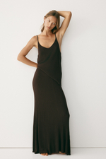 Вискозная юбка из вязки в резинку - H&M