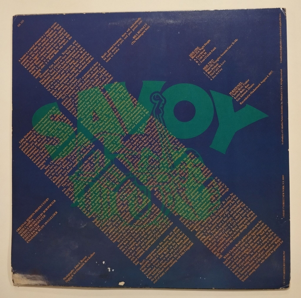 Винтажная виниловая пластинка LP Charlie Byrd Midnight Guitar (USA 1978)