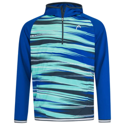 Кофта для мальчика теннисная Head Topspin Hoodie - небесный
