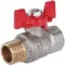 Кран шаровый ROMMER Н-В 1/2" бабочка стандартнопроходной 39789