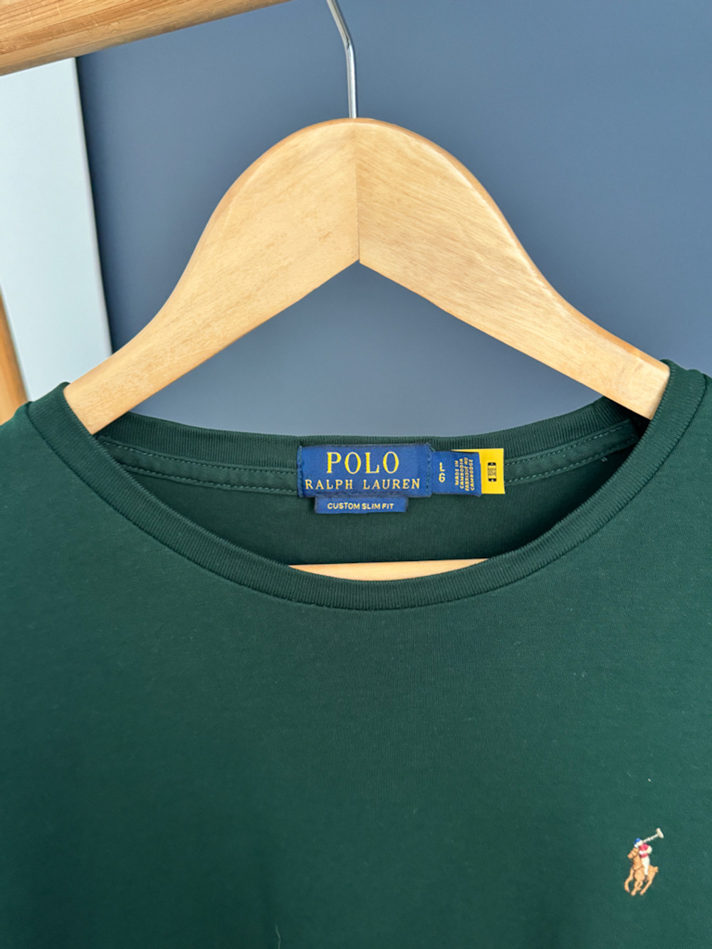 Хлопковая футболка Ralph Lauren, L