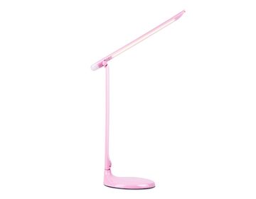 Настольная светодиодная лампа 8W 3000-6400K DE551 розовый Desk Ambrella