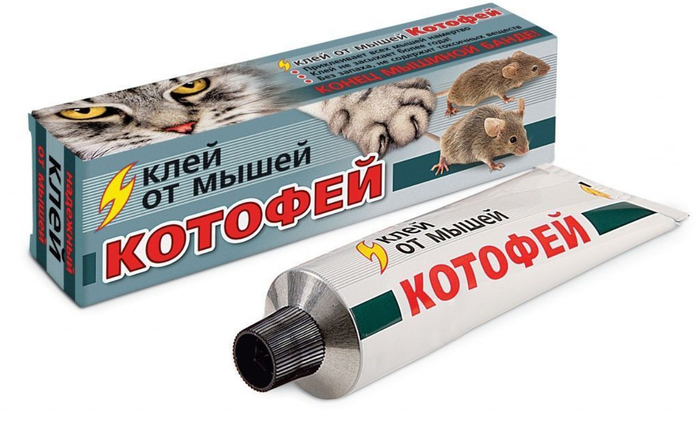 КОТОФЕЙ клей от грызунов 135г  *50