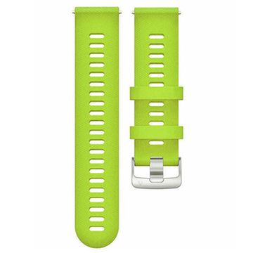 Ремешок Quick Release 22 мм силиконовый для Garmin Forerunner 255 / 265 / 745, Venu 2, Vivoactive 4 быстросъемный (Лайм)