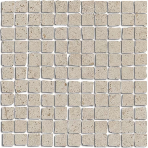 Керамогранит KERAMA MARAZZI Про Лаймстоун Спакко мозаичный бежевый матовый 20x20 (9мм.) арт. MBS005