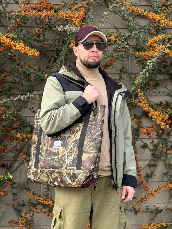 Шоппер Utility Camo Swamp темно-зеленый - фото 2