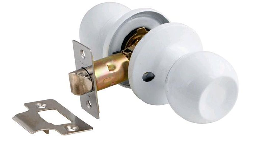 Защелка-Комплект S-Locked 6072-05 PS White круглая пустая БЕЛЫЙ /121338 Защелка-Комплект S-Locked 6072-05 PS White круглая пустая БЕЛЫЙ /121338