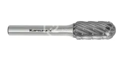 Борфреза твердосплавная Karnasch форма C, 8х20х6х65 мм, насечка HP-3 PRO, без покрытия, арт. 11.4092-020