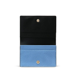 Smythson Картхолдер Folded Card Case with Snap Closure in Panama, Nile Blue