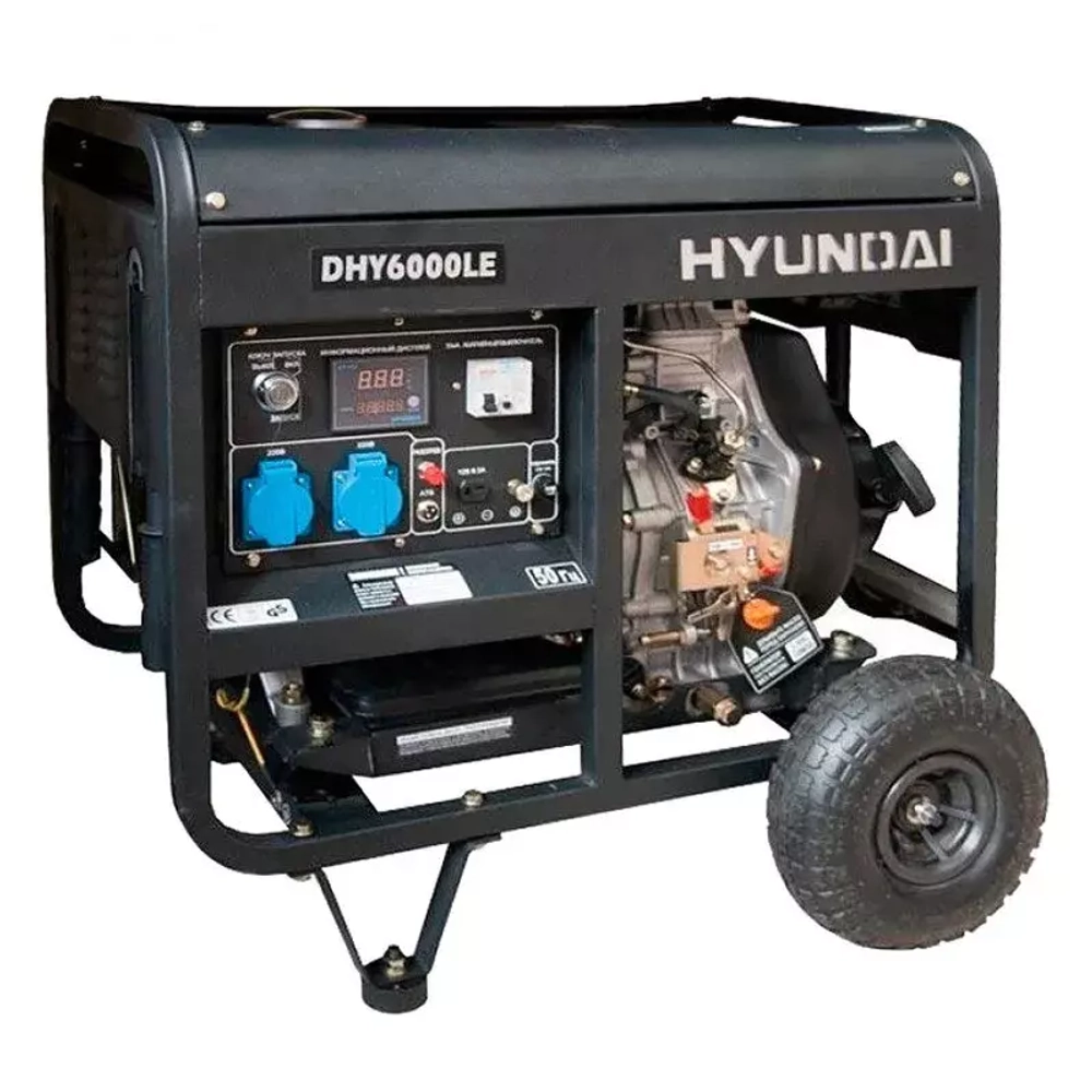 Дизельный генератор HYUNDAI DHY 6000LE