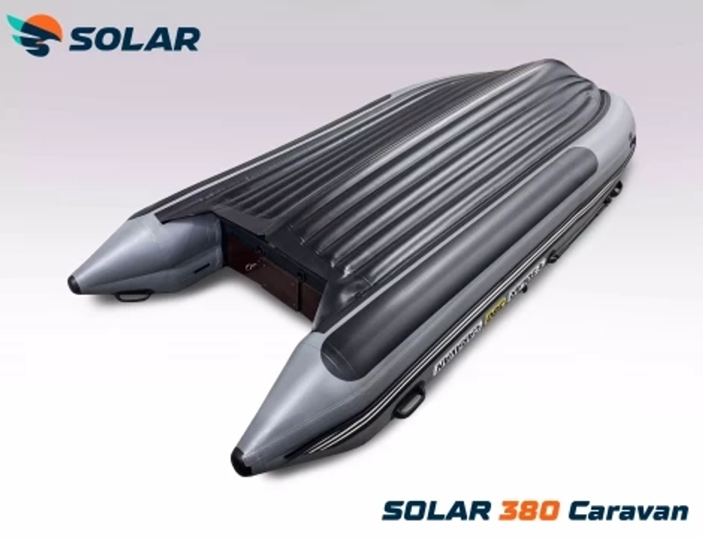 Лодка надувная моторная solar-380 caravan к