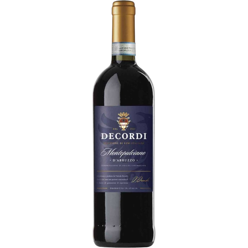 Вино Decordi Montepulciano d’Abruzzo DOC 0,75 л.