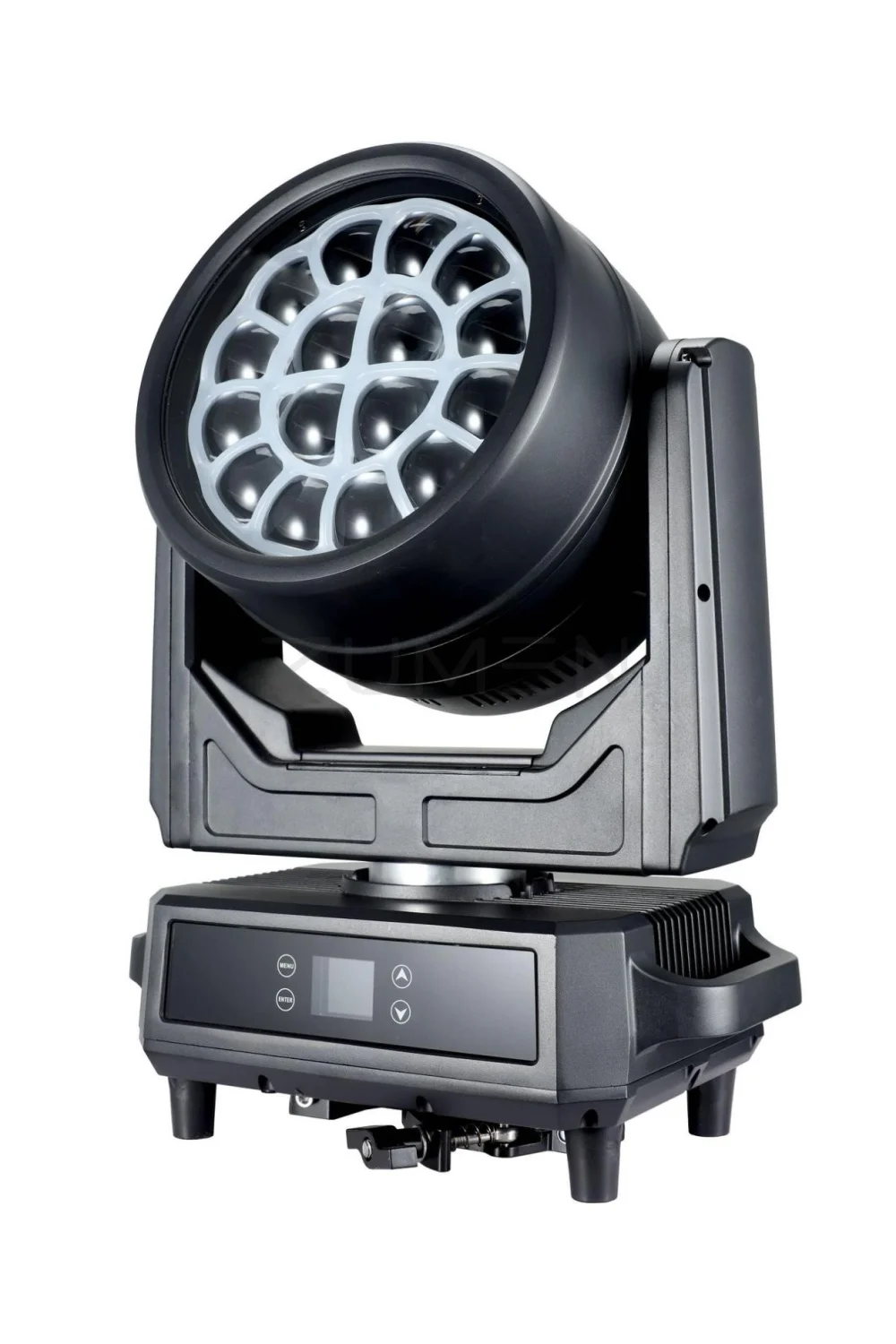 LM1650-W-IP — вращающаяся голова Wash 16×50 Вт RGBL с RGB-подсветкой и зумом 4°–60° IP65