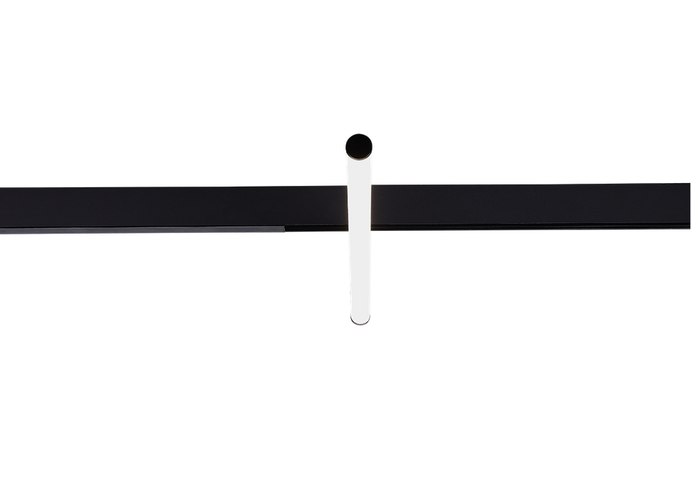Светильник для SPACE-Track system 16Вт, D25xL600xH80 мм, 1280Лм, 120°, 3000К, диммируемый 0-10В, Ra >90, черный