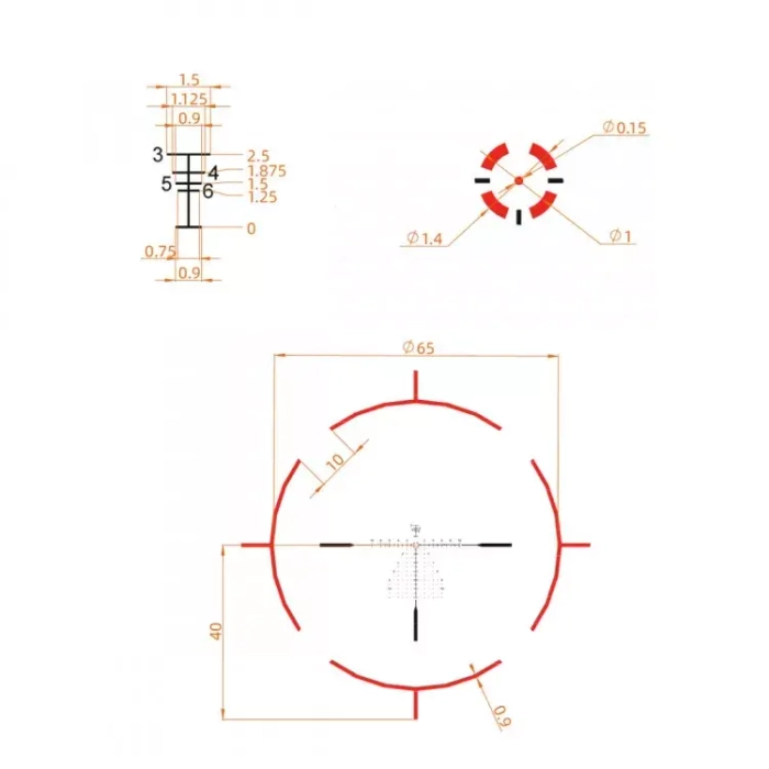 Прицел Vector Optics Continental X6 2-12x44 FFP RAR (SCFF-69)