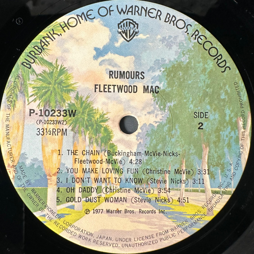 Fleetwood Mac ‎– Rumours (Япония 1977г.)