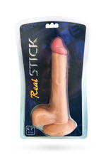 Реалистичный гибкий фаллос на присоске Real Stick 6,7'' (Цвет: телесный)