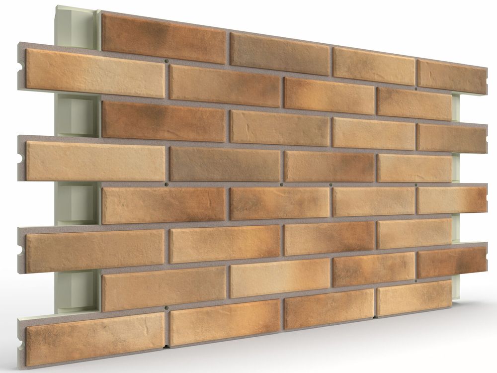 Термопанель ППУ Element Klinker Retro Brick Masala 102,8 x 61,6