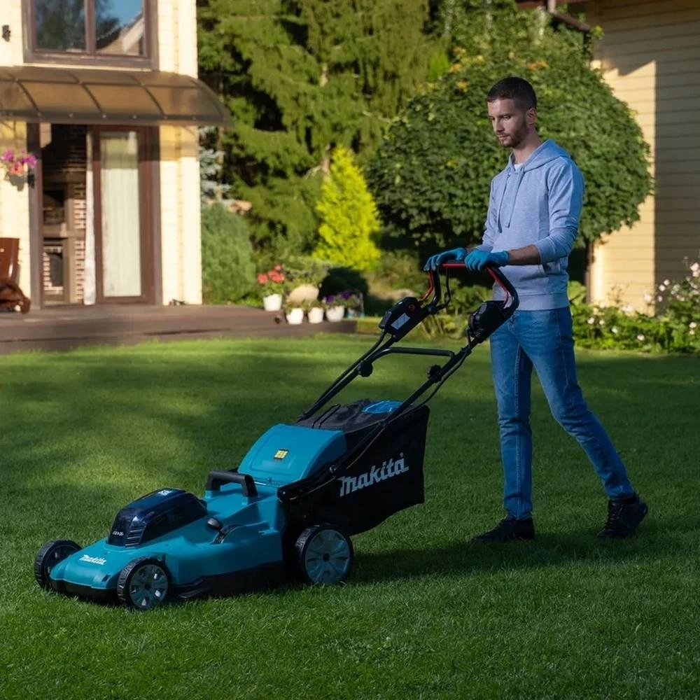 Газонокосилка роторная Makita DLM480CT2 860Вт